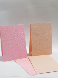 Релефни Заготовки за картички - Floral - 4 бр.