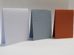 Релефни Заготовки за картички- Stone Wall - 3 бр.