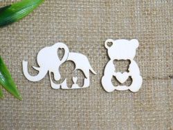 Мама и бебе - Слонче и мече - 2 вида