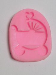 Силиконов молд - Бебешка количка