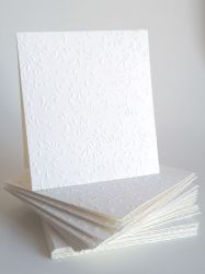 Релефни Заготовки за картички - ROMA White - 10 бр.