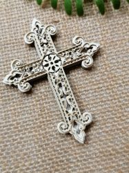 Многопластови 3D Елементи - Кръст - 9,00 х 7,00 см- 1 бр.