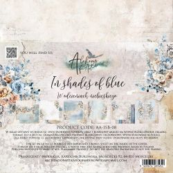Комплект дизайнерска хартия - In Shades Of Blue - 12 листа