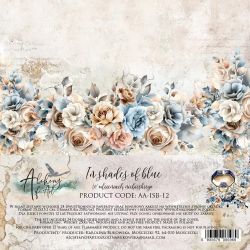 Комплект дизайнерска хартия - In Shades Of Blue - 24 двустранни листа