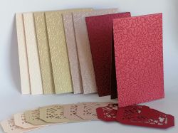 Перлени Релефни заготовки за картички - За нейното завършване - 8 бр.