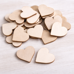 Сърце - Натурално  - 10 бр.