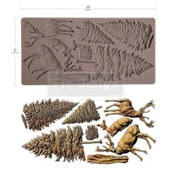 Силиконов молд - Evergreen Christmas Magic - 12,7 x 25,40 см