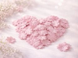Цветенца от хартия - Pink - 100 бр.