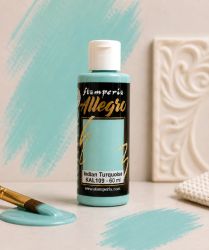 Акрилна боя Stamperia Allegro - Indian turquoise - 60 мл.