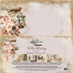 Комплект дизайнерска хартия - In the Library - 12 листа