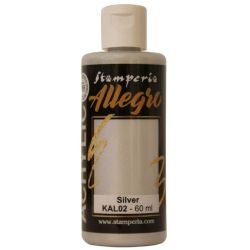 Акрилна боя Металик Stamperia Allegro - Silver - 60 мл.