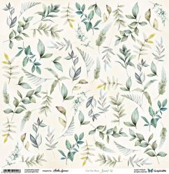 Дизайнерска хартия - Leaves 12 - 1 лист
