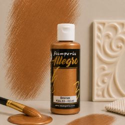 Акрилна боя Металик Stamperia Allegro - Bronze - 60 мл.