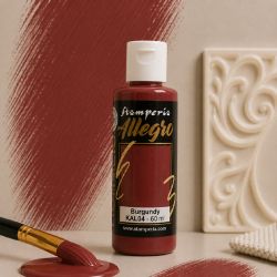 Акрилна боя Stamperia Allegro - Burgundy - 60 мл.