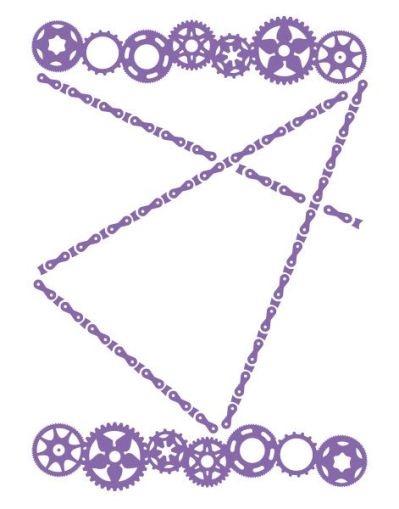 Ембосинг папка - Cogs