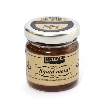 Течна боя металик/течен варак - мед - 30мл.