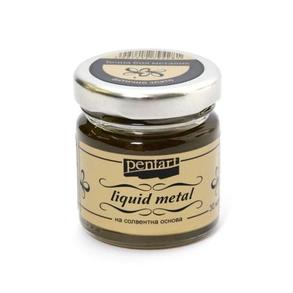 Течна боя металик/течен варак - антично злато - 30мл.