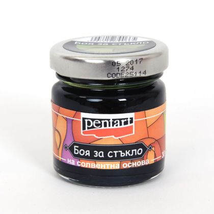 Витражна Боя за стъкло - маслина - 30мл.