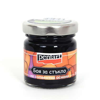 Витражна Боя за стъкло - резеда - 30мл.