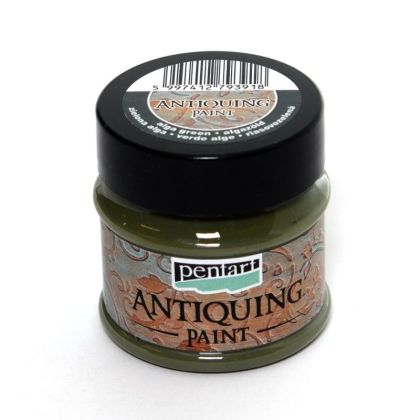Антична състаряваща боя  - зелено водорасло - 50мл.