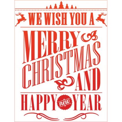 Ембосинг папка - Christmas Lyrics