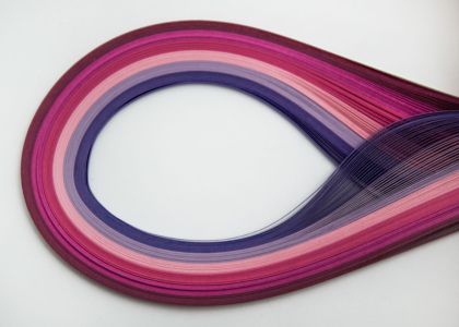 Квилинг хартия - Розов микс - 120бр. - 50см.