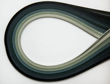 Квилинг хартия - Сив микс - 120 бр. - 50 см.