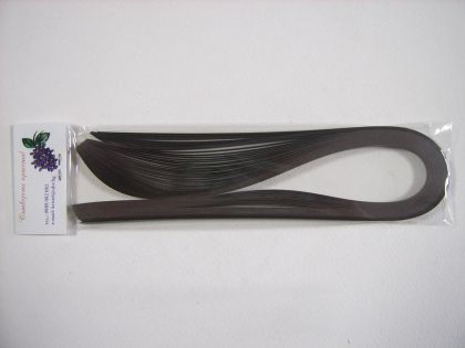 Квилинг хартия - 8мм - сепия сив