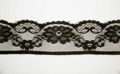 Дантела - Умбра тъмно кафяво - 1м.