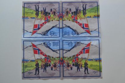 Салфетка Gratulerer med garden