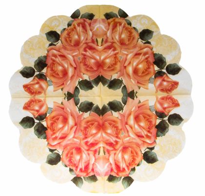 Салфетка (кръгла) - Roses