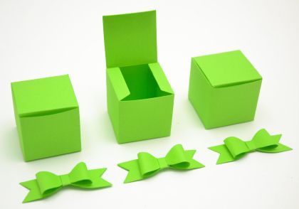 Заготовки за кутийки ( зелено ) - 3бр.