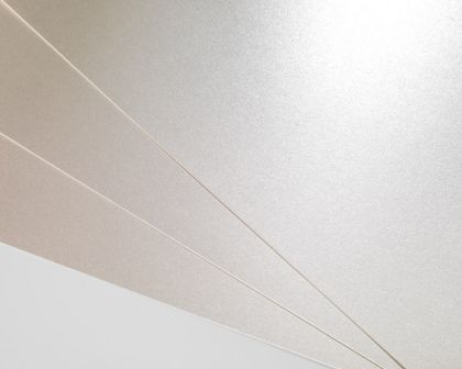 Перлен картон - Sirio Перлен крема -  A4