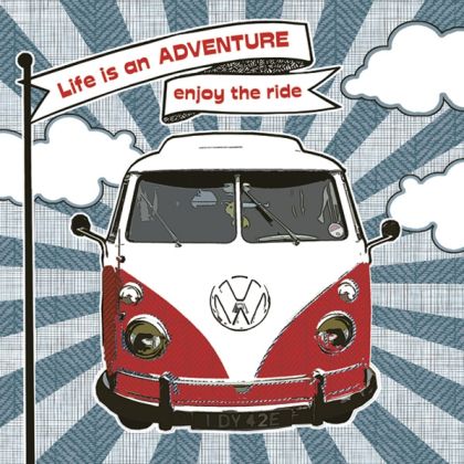 Салфетка -  Enjoy Hippie Ride