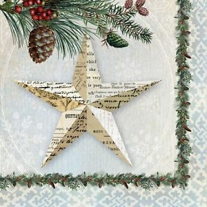 Пакет Салфетки  Winter Lodge Star - 20 бр.  3331755