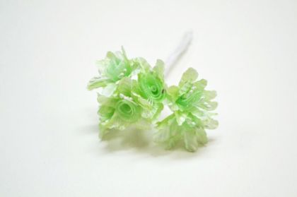Текстилни цветчета - зелени