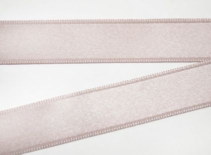 Панделка сатен - пепел от рози - 10м.