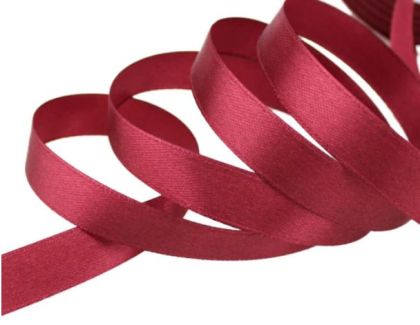 Панделка сатен - бордо - 10м.