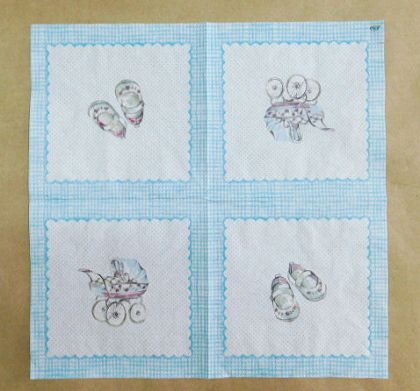 Салфетка FOR MY LITTLE BABY light Blue - 778749