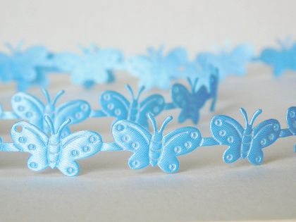 Панделка - Пеперуди Синьо  - 1 м.