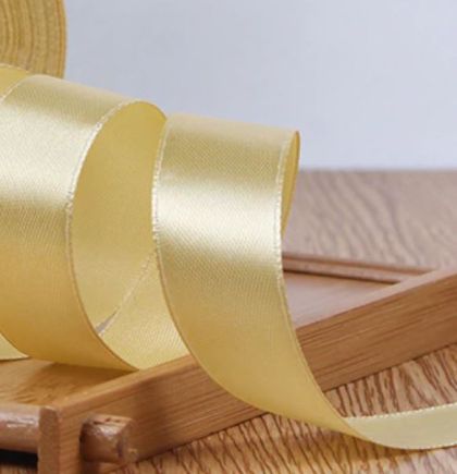 Панделка сатен -Старо злато - 10 м №10