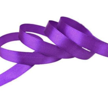 Панделка сатен - Аметист Лилаво - 10 м. №34