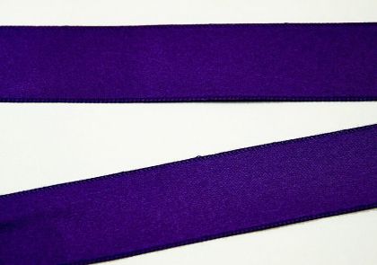 Панделка сатен - Тъмно лилаво - 10 м. №37