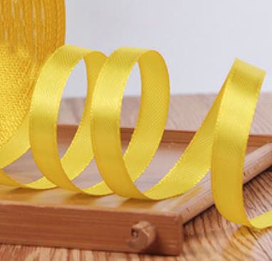 Панделка сатен - Мед жълто - 10 м №85