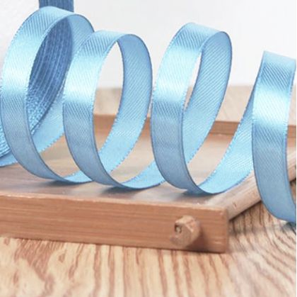 Панделка сатен - Небесно синьо - 10 м №92