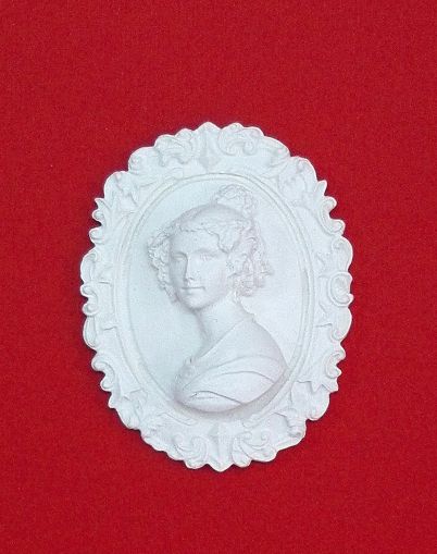 Рамка с  Дама бюст ляво