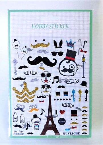 Стикери- My fake mustache