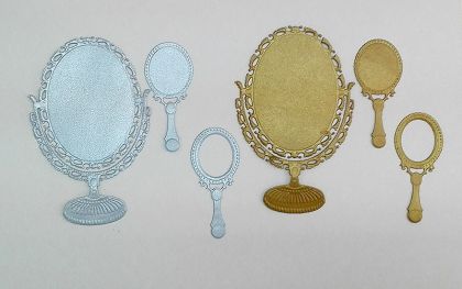 Комплект три  винтидж огледала- 2 бр.