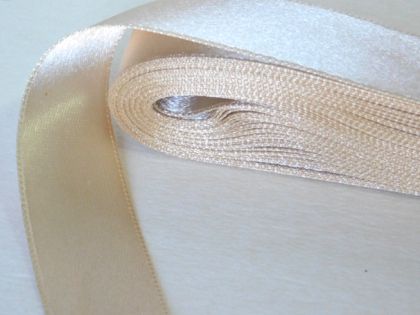 Панделка сатен - Бежово - 10 м. №05