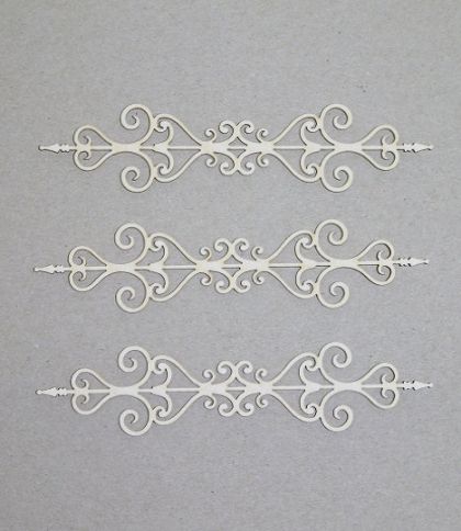 Орнамент  - 3 бр - 10,00 х 2,20 см
